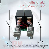 محافظ ولتاژ جریان آر ام شیبی
مدل WTDZW-63A/N2