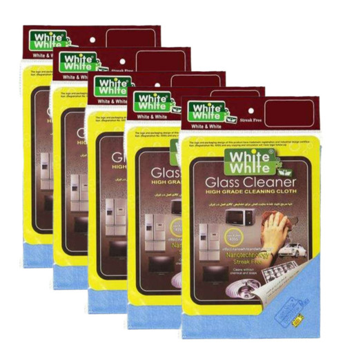 دستمال نظافت وایت اند وایت مدل Gold label بسته 5 عددی